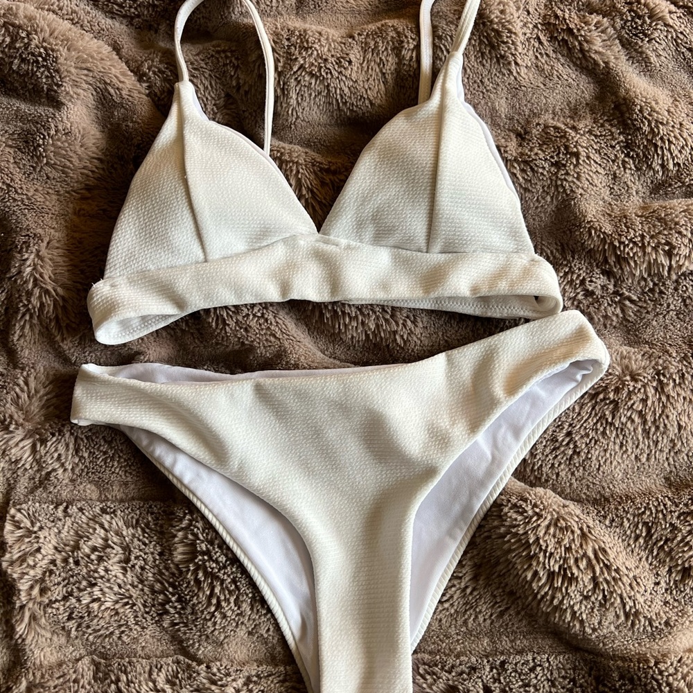White swimsuit